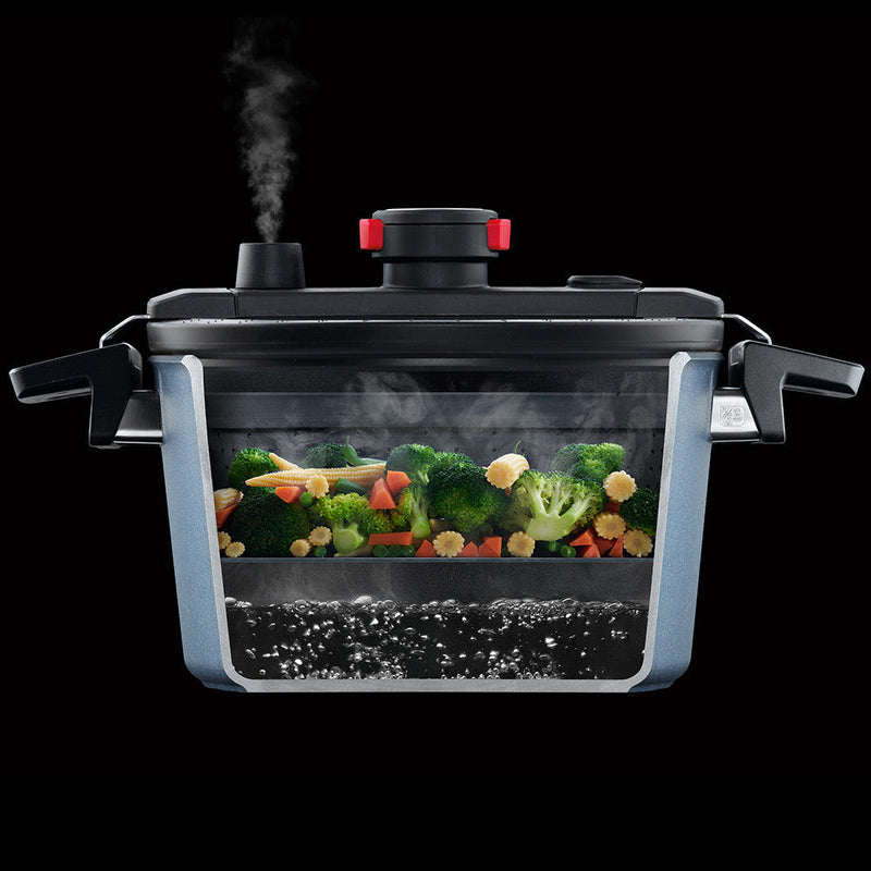 [Leve 2 Pague 1] Panela de Pressão MaxPress Multifunções Cerâmica Alta Performance + BRINDE: Kit Utensílios