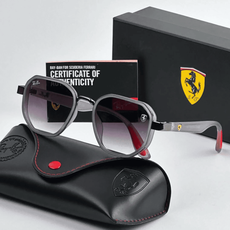 Óculos De Sol Ray-Ban Ferrari COM 1 ANO DE GARANTIA - Apenas 50 unidades disponíveis