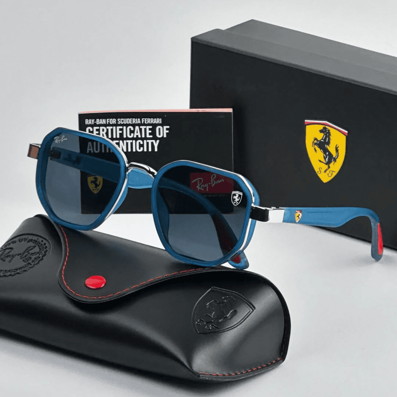 Óculos De Sol Ray-Ban Ferrari COM 1 ANO DE GARANTIA - Apenas 50 unidades disponíveis