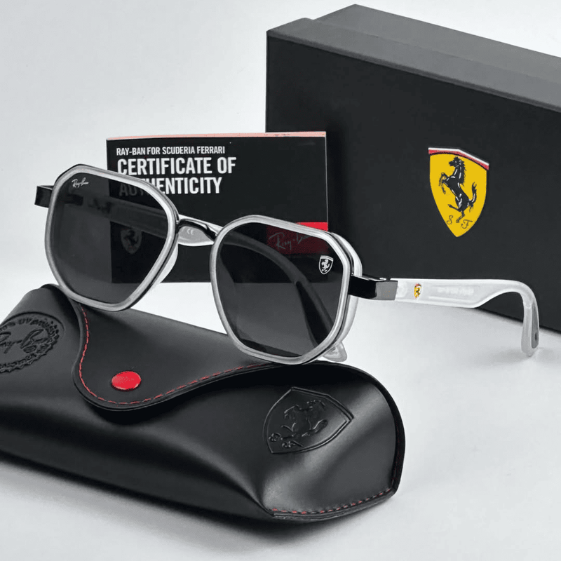Óculos De Sol Ray-Ban Ferrari COM 1 ANO DE GARANTIA - Apenas 50 unidades disponíveis