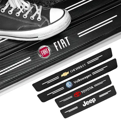 [PAGUE 1 LEVE 4] Protetor Soleira Personalizado Universal Para Carro Autosill™ + Brinde Grátis