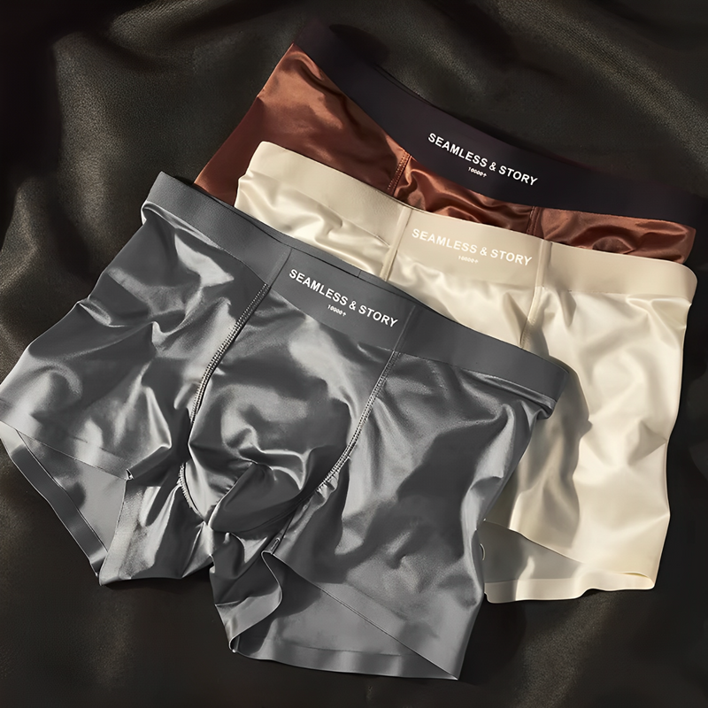 Luxe Boxer™ - Cueca de Seda Premium [COMPRE 4, LEVE 8] [ESTOQUE LIMITADO]