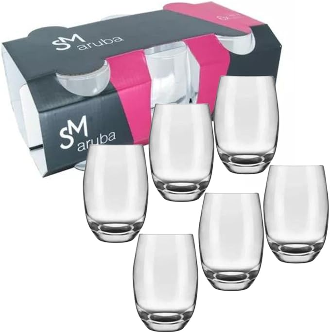 Kit com 9 Potes Herméticos de Vidro (3x 375ml. 3x 475ml. 3x 575ml.) + 6 Copos de Vidro - Promoção 2025